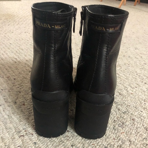 PRADA Leather Booties - Picture 2 of 4